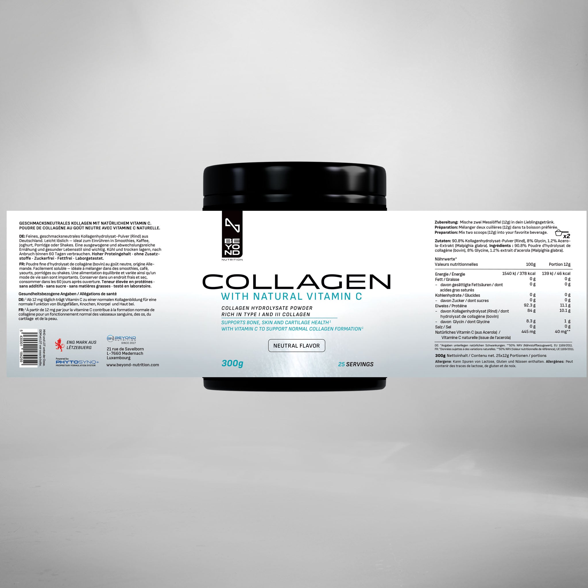 Collagen Peptide + Vitamin C, 300g