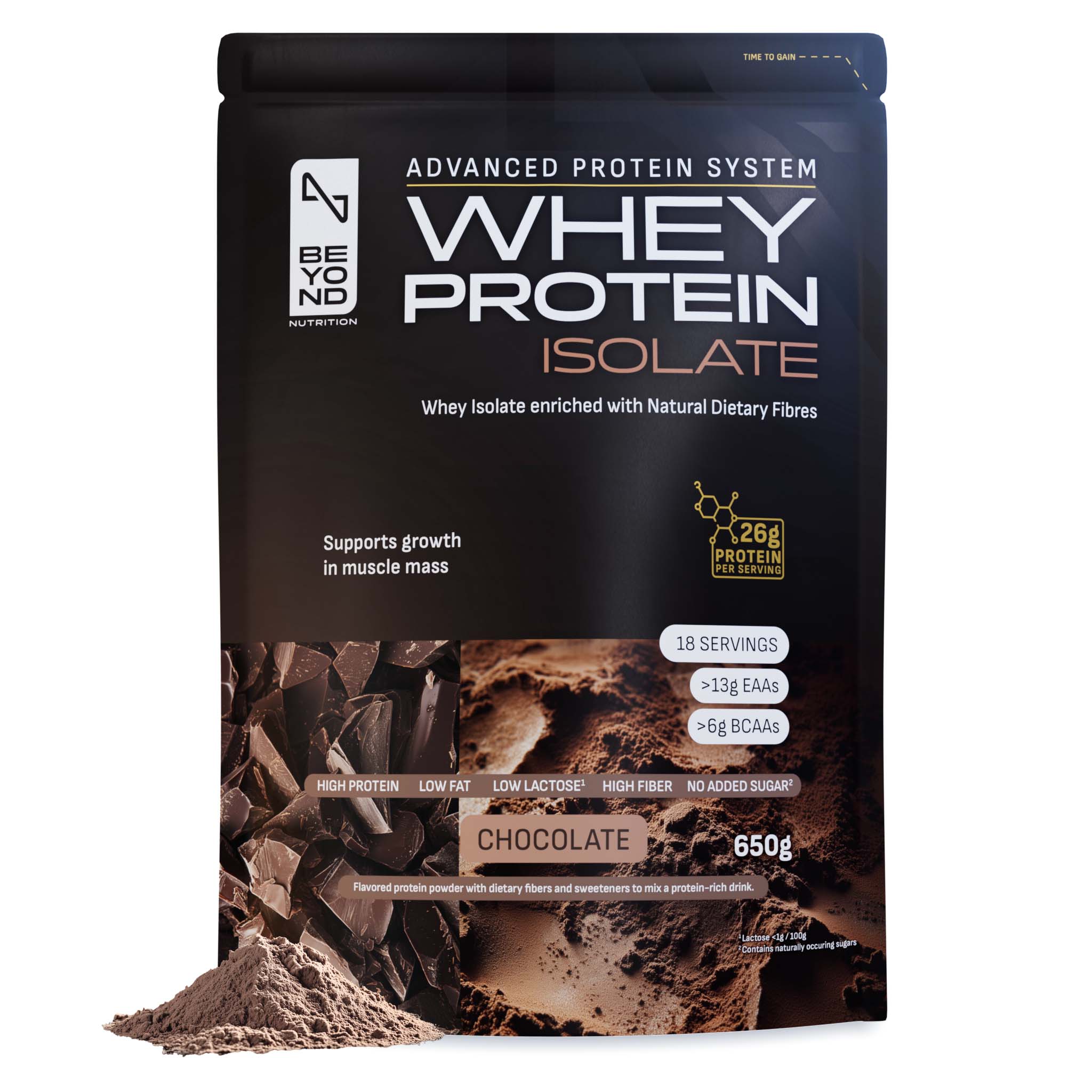 Whey Protein mit natürlichen Ballaststoffen, 650g
